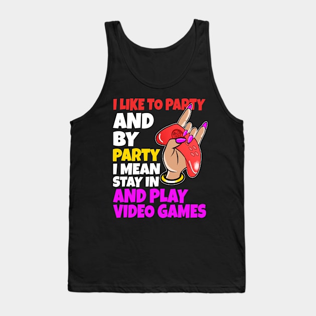 iliketoparty Tank Top by Prairie Ridge Designs